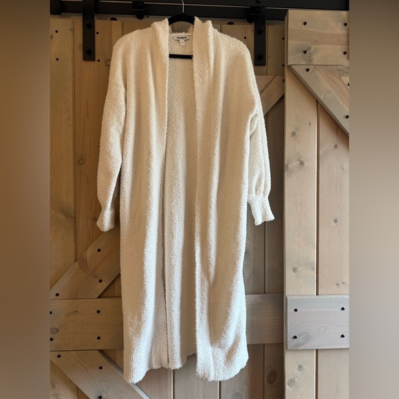 Express Cozy Cream Long Blanket Knit Cardigan - Picture 1 of 5